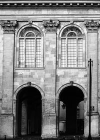 Low angle view of historical building