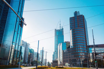 Modern buildings against sky