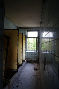 Interior of abandoned home