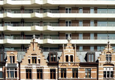 Low angle view of building in city