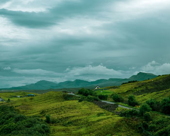 Scenic view of landscape against sky