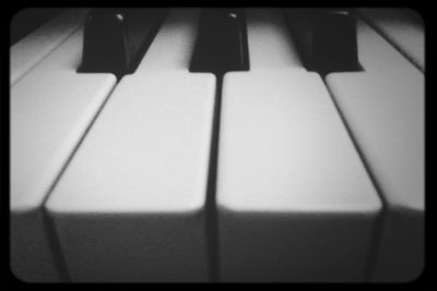 Close-up of piano