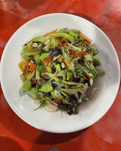 Close-up of food in plate