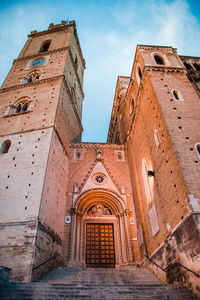 Low angle view of historical building against sky