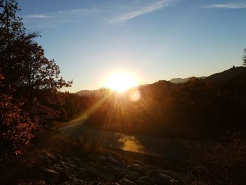 Scenic view of sunset