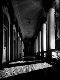 Corridor of building