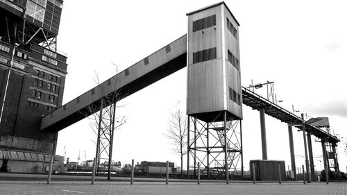 Low angle view of construction site