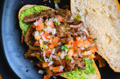 Close-up of food in plate