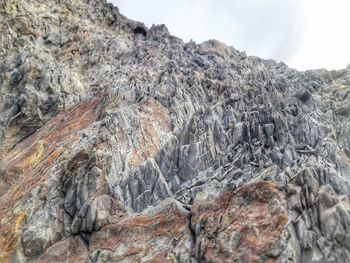 Scenic view of rocky mountains