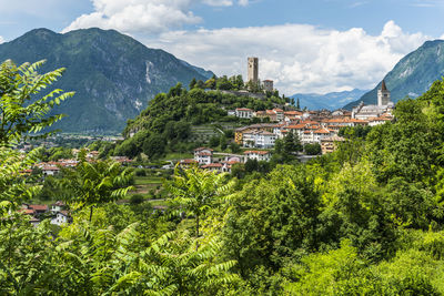 Ancient fortified village of gemona del friuli. italy