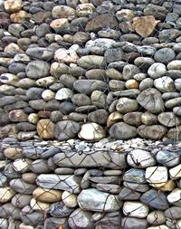 Stack of stones on pebbles