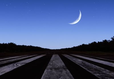 Night street moon nature sky dark