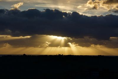 Scenic view of sunset