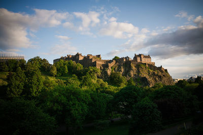 Edinburgh castle against sky