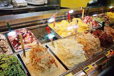 Full frame shot of market stall