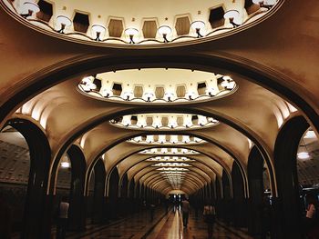 Interior of empty corridor