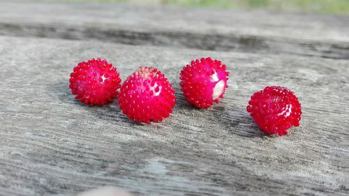 Close-up of strawberries