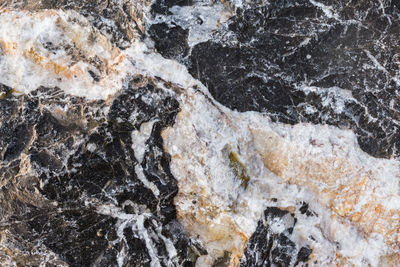 Full frame shot of rocks in sea