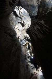 Low angle view of cave