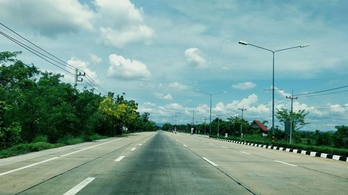 View of highway against sky