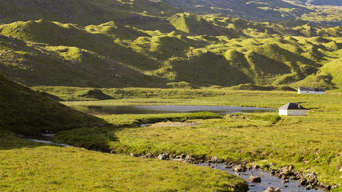 Bothy located near torridon in the scottish highlands