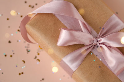 Close-up of gift