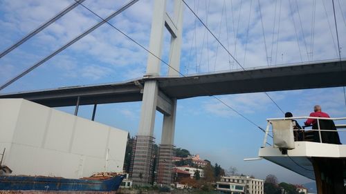 Low angle view of built structure against sky