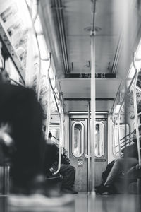 Interior of train