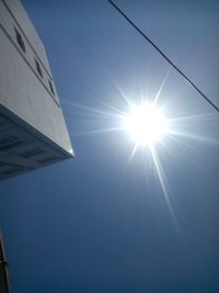 Sun shining through clouds