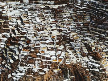 Full frame shot of logs