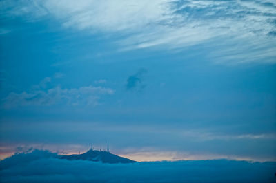 Scenic view of cloudy sky