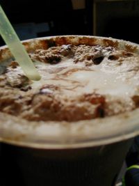 Close-up of ice cream