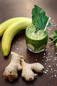 Close-up of vegetables on table