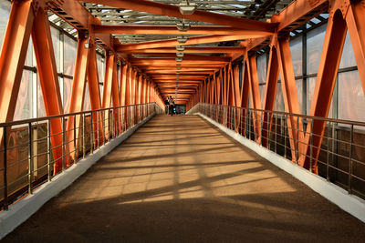 View of footbridge