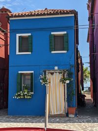 Coloured house of burano venice venezia