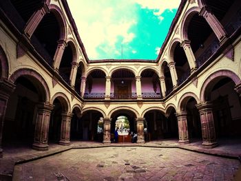 View of historic building against sky