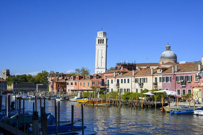 Tilting tower in venice.