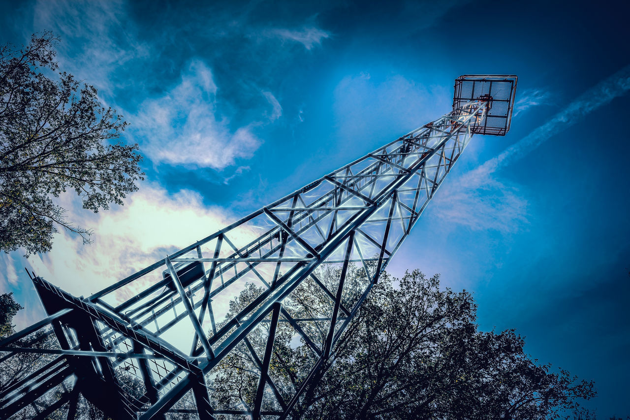 LOW ANGLE VIEW OF SILHOUETTE TREE AGAINST SKY