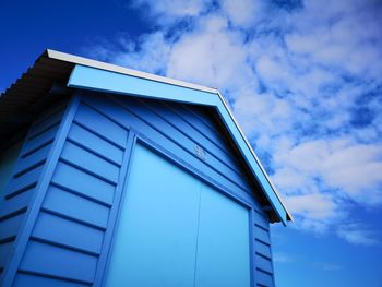 Low angle view of building against sky