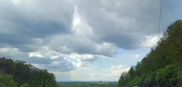 Panoramic view of landscape against sky