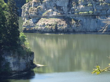 Scenic view of lake