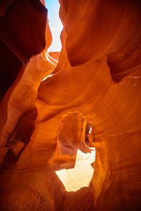 Close-up of rock formations