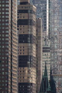 Low angle view of skyscrapers