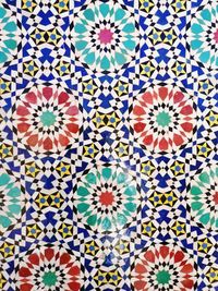 Full frame shot of tiled floor