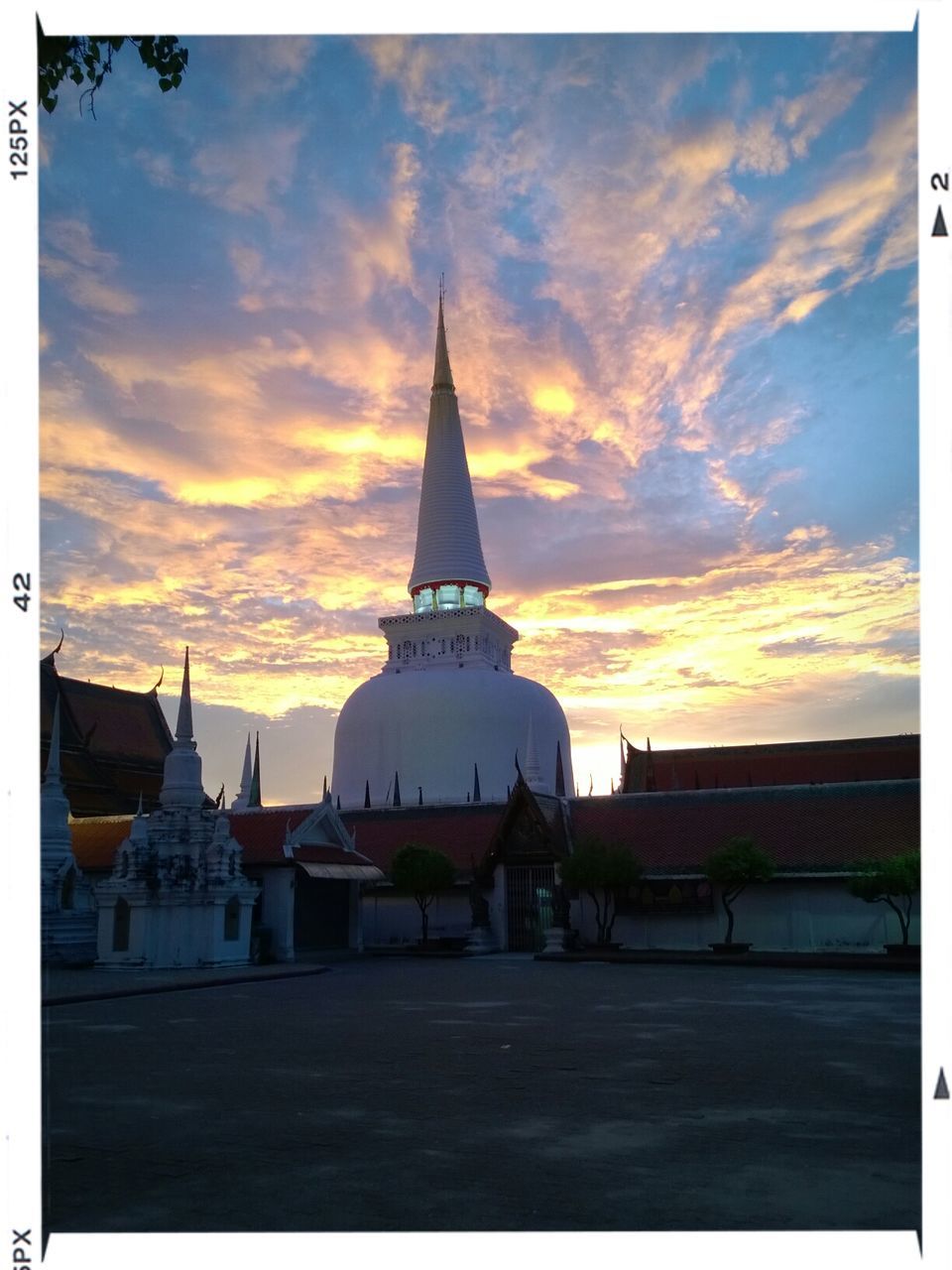 architecture, building exterior, built structure, place of worship, sky, religion, church, spirituality, sunset, transfer print, dome, cloud - sky, auto post production filter, cloud, cathedral, orange color, cloudy, travel destinations