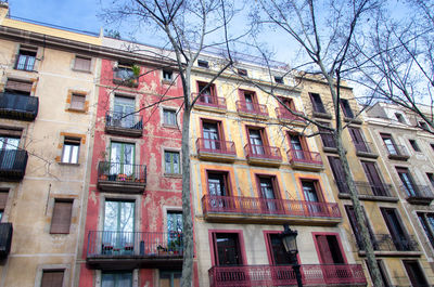 Low angle view of building against sky