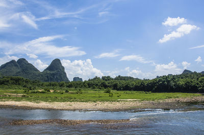 Scenic view of landscape against sky