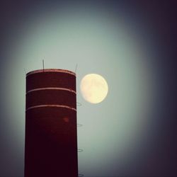 Low angle view of moon