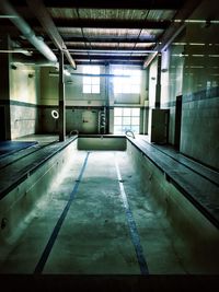 Interior of empty building