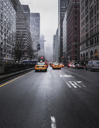 Traffic on city street